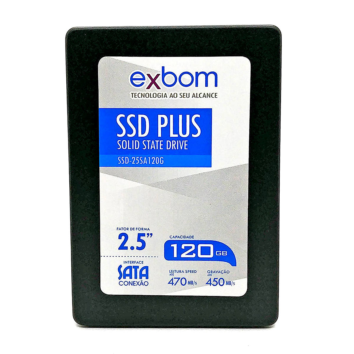 HD SSD 120GB 2.5" SATA Exbom SSD-25SA120G