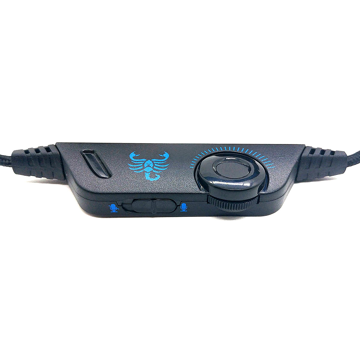 Headphone Gamer para PS4 PC Celular com Microfone Articulado LED RGB 7 Cores Almofada Extra Macia GH-X1000 Fone Azul