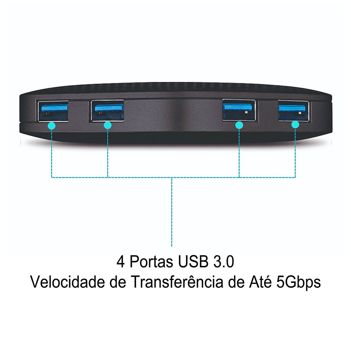 Hub USB 3.0 Portátil de 4 Portas USB de Alta Velocidade TP-Link UH400