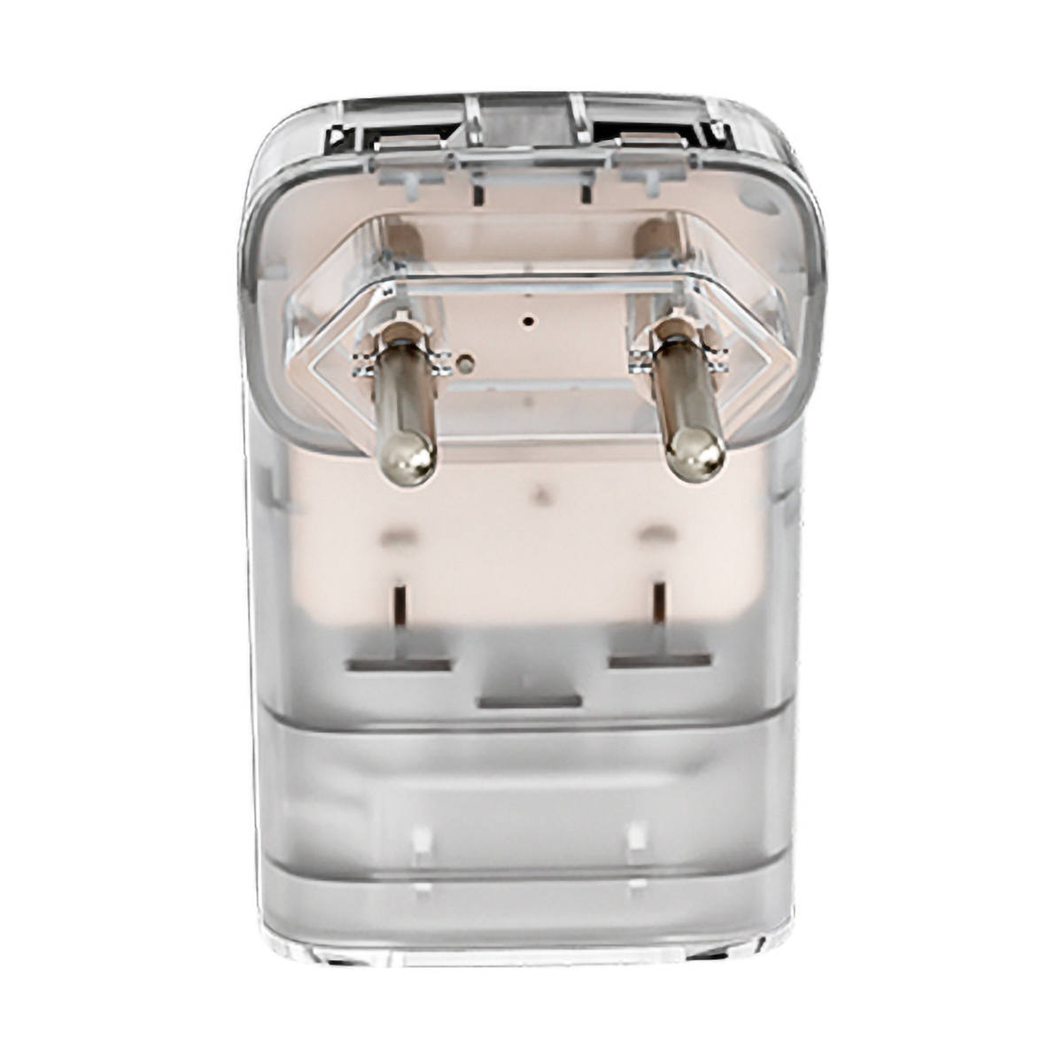iClamper Pocket Fit 2 Pinos 20A DPS Proteção contra Raios e Surtos Elétricos Mesmo Sem Aterramento Clamper Transparente