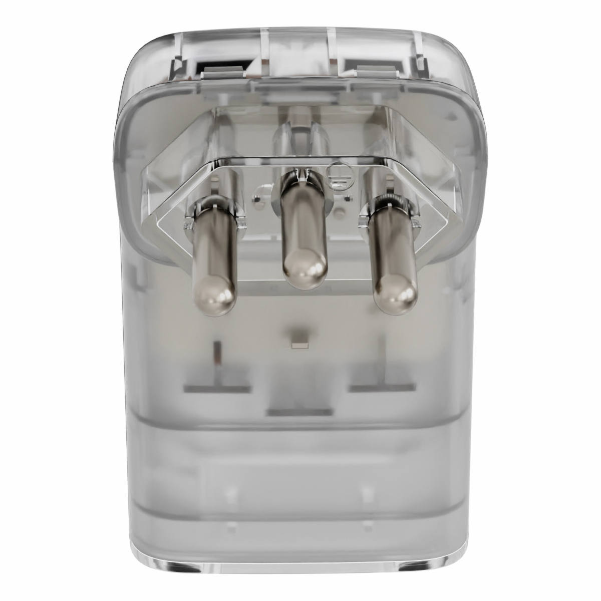 iClamper Pocket Fit 3 Pinos 10A DPS Proteção contra Raios e Surtos Elétricos Mesmo Sem Aterramento Clamper Transparente