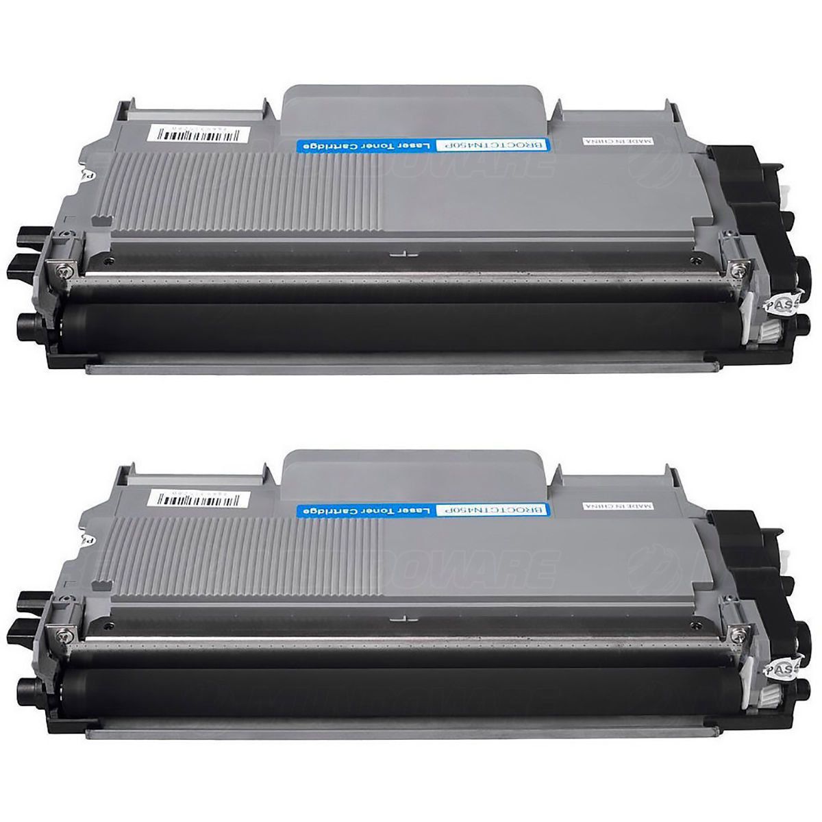 Kit 2x Toner Compatível com TN450 TN420 TN410 para Brother HL-2130 HL-2132 DCP-7055 DCP-7060 DCP-7065 Preto 2.600