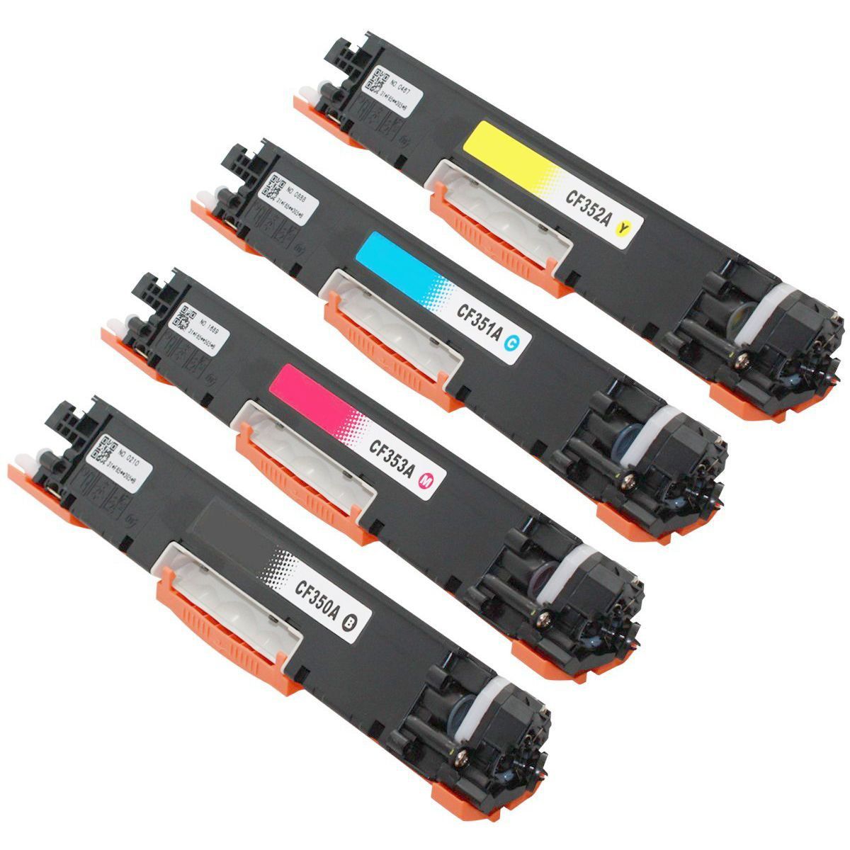 Kit Colorido Toner Compatível com CE310A 311A 312A 313A para Impressora HP Color M175 M175a M175nw M175nw mfp 175nw