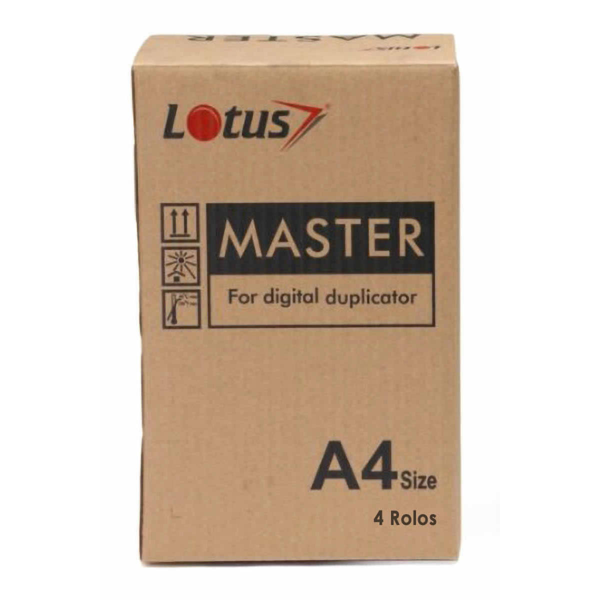 Master Térmico para Duplicador Digital DX2330 A4 240mm X 50m Lotus Compatível com Ricoh DX-2330 DX-2430 DX2430 / 4 Rolos