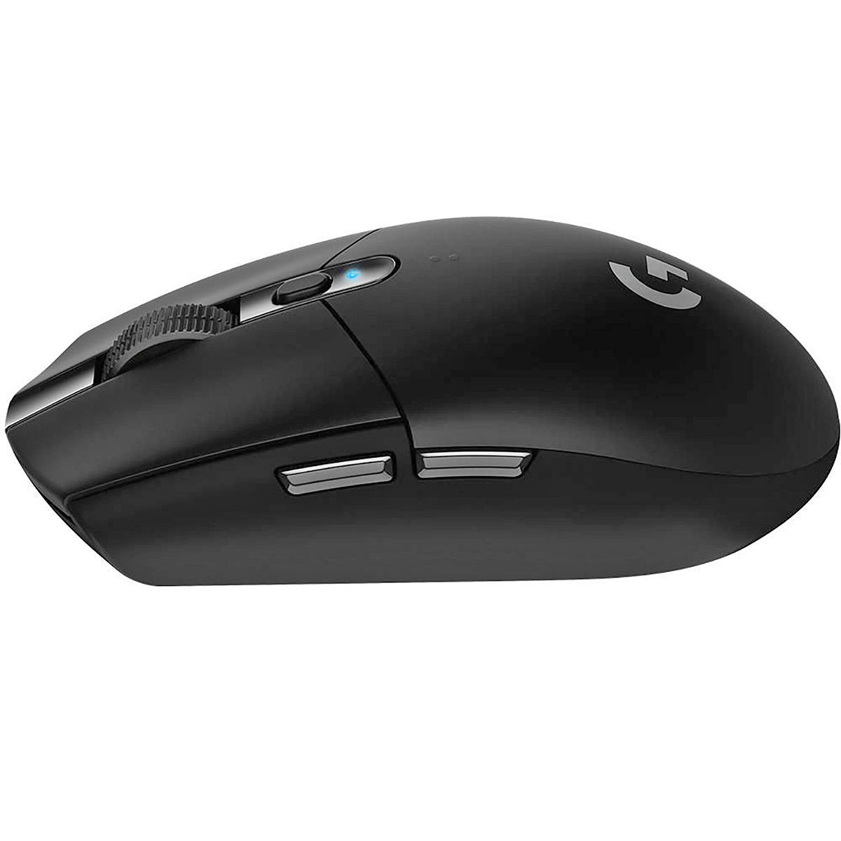 Mouse Gamer Sem Fio Logitech G305 LIGHTSPEED Sensor HERO 1m/s 6 Botões Programáveis Até 12.000 DPI Preto 910-005281