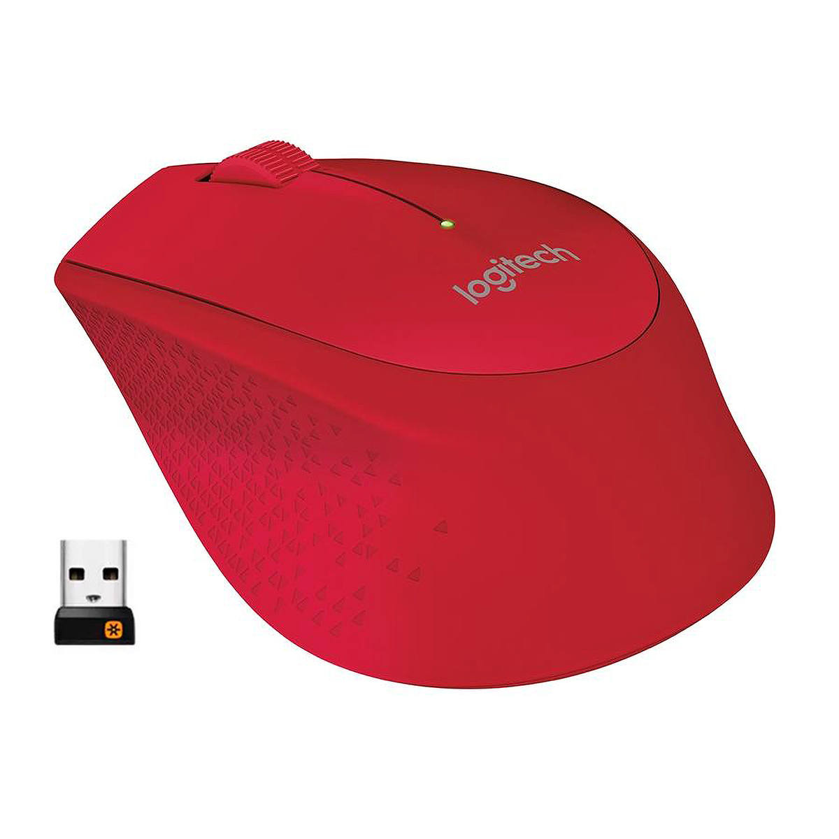 Mouse Sem Fio Logitech M280 Vermelho Suporte para Polegar Pilha Inclusa 910-004286