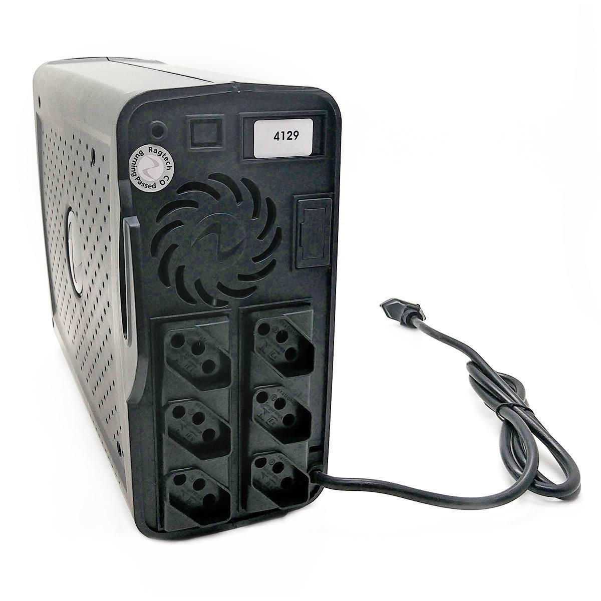 Nobreak 600VA 300W Display Digital 6 Tomadas 3 em 1 Troca Fácil de Bateria Trivolt PWM Ragtech Save Home DIG/STD-TI 4129
