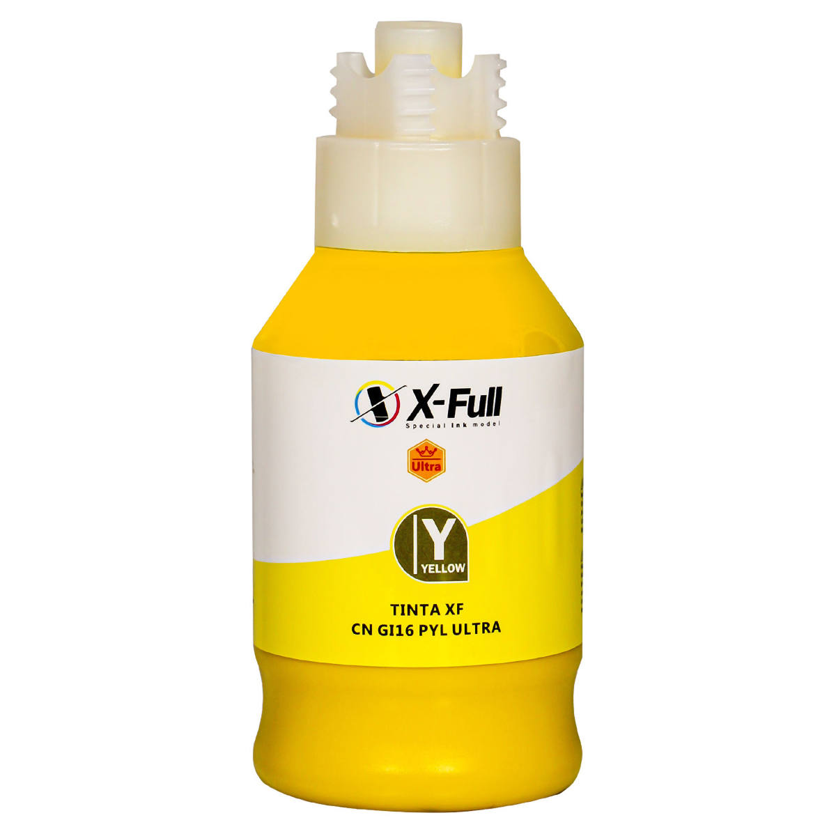 Tinta Amarela Pigmentada X-Full Compatível com GI16 GI-16 para Canon GX6010 GX7010 GX-6010 GX-7010 Garrafa de 135ml