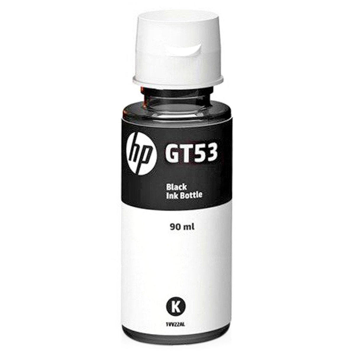 Tinta HP GT53 GT 53BK 1VV22AL Original Preto para HP Deskjet GT5822 416 116 Smart Tank 517 532 617 Garrafa de 90ml