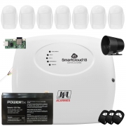 Kit Alarme SmartCloud 18 Jfl 7 Sensores Pet Ivp Idx 2001