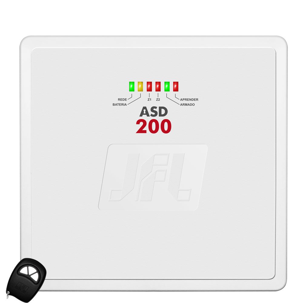 Kit Alarme Asd 200 Jfl Com Sensores Dse-830 E Ird-640  Jfl
