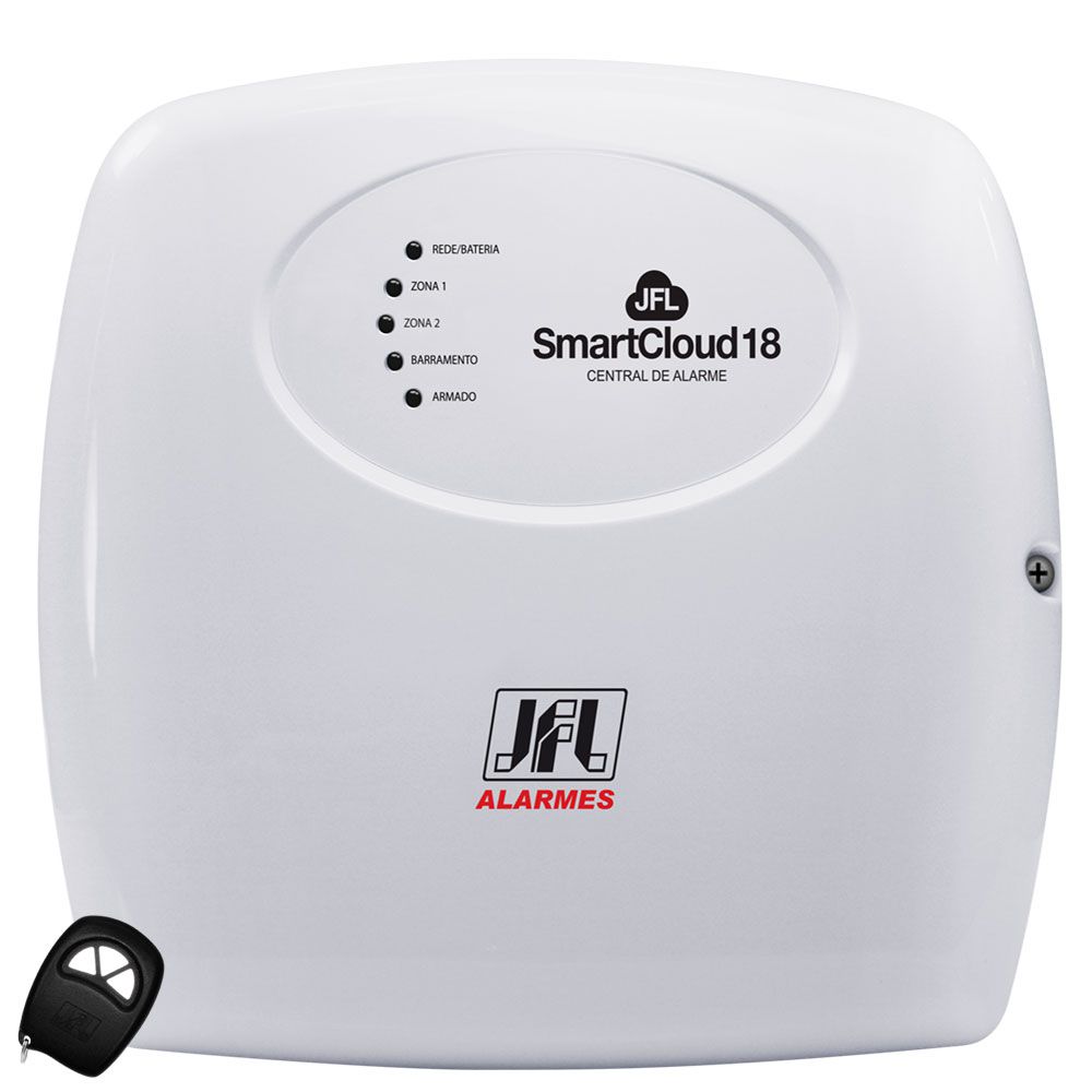 Kit Alarme Residencial 18 Zonas Smartcloud 18 Jfl Acesso Via App