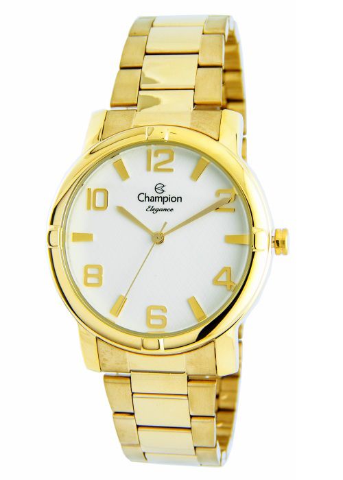 Relógio Champion Elegance Feminino Dourado CN25181H