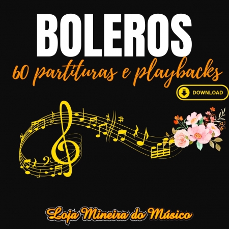 TROMBONE Partituras de Boleros e Playbacks 40 Boleros Trombone