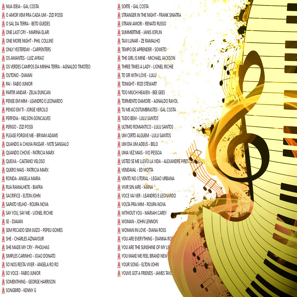 Coletânea 200 Partituras Populares com 200 Playbacks de Música Popular Nacional e Internacional Download | Baixe pela Internet