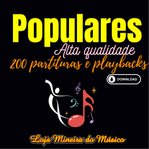 Sax Soprano 200 Partituras Populares + 200 Playbacks de Alta Qualidade MP3 - MIMO MUSICAL PREMIUM SAX Bb