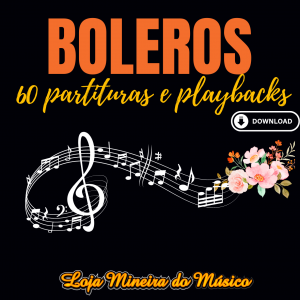 SAX TENOR Partituras de Boleros e Playbacks de 60 Boleros Sax Bb