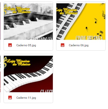 KIT STUDIO PREMIUM Caderno de Música Piano Personalizado | Caderno De Música com a Capa com sua Logo, Nome do Professor de Piano e Cores escolhidas, vários modelos | Kits a partir de 25 unidades