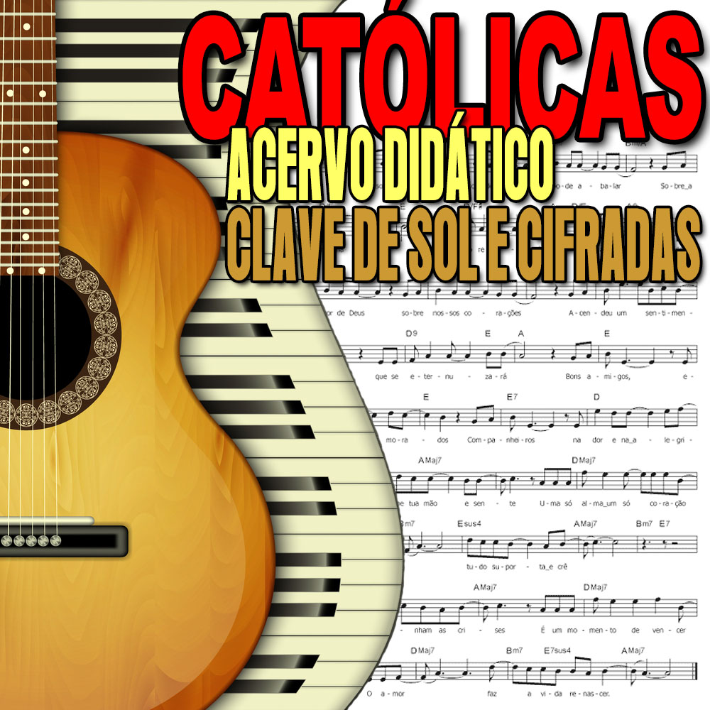 Coletânea Católica Partituras de Músicas Católicas 1000 Partituras estilo Louvemos o Senhor Download de Partituras Católicas