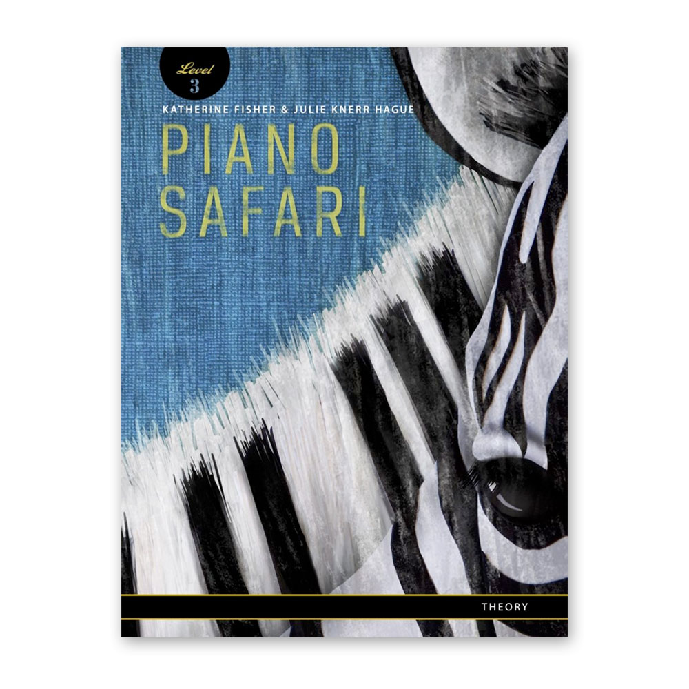 Piano Safari Livro de Teoria Nivel 3 | SAFARI THEORY BOOK LEVEL 3
