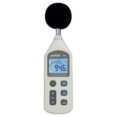 Locação de um decibelímetro digital com datalogger e Certificado de Calibração