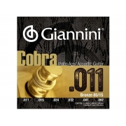 Encordoamento Giannini Cobra para Violão .011 Bronze GEEFLK