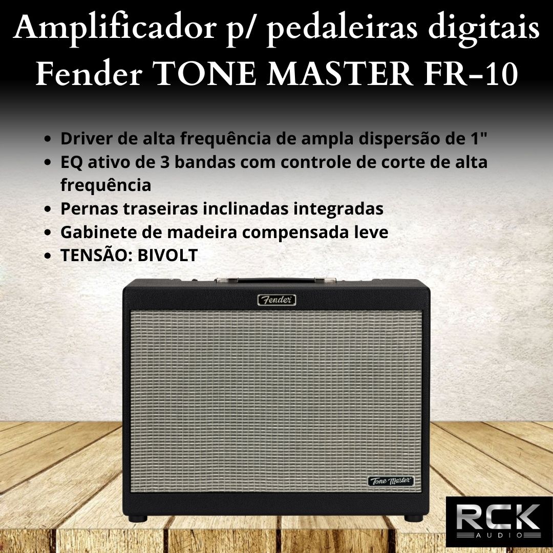 Amplificador p/ pedaleiras digitais Fender TONE MASTER FR-10