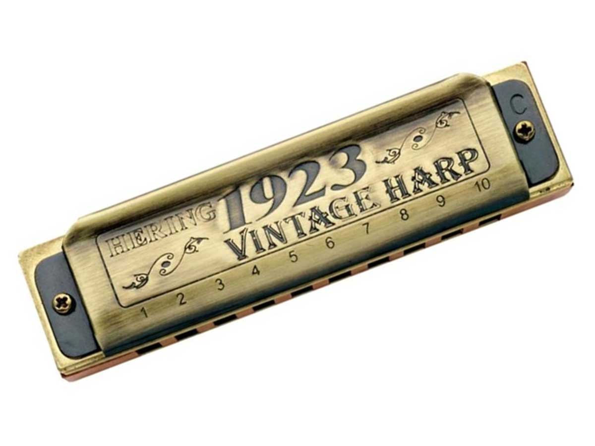 Gaita de Boca Diatônica Hering Vintage Harp 1020C em Dó