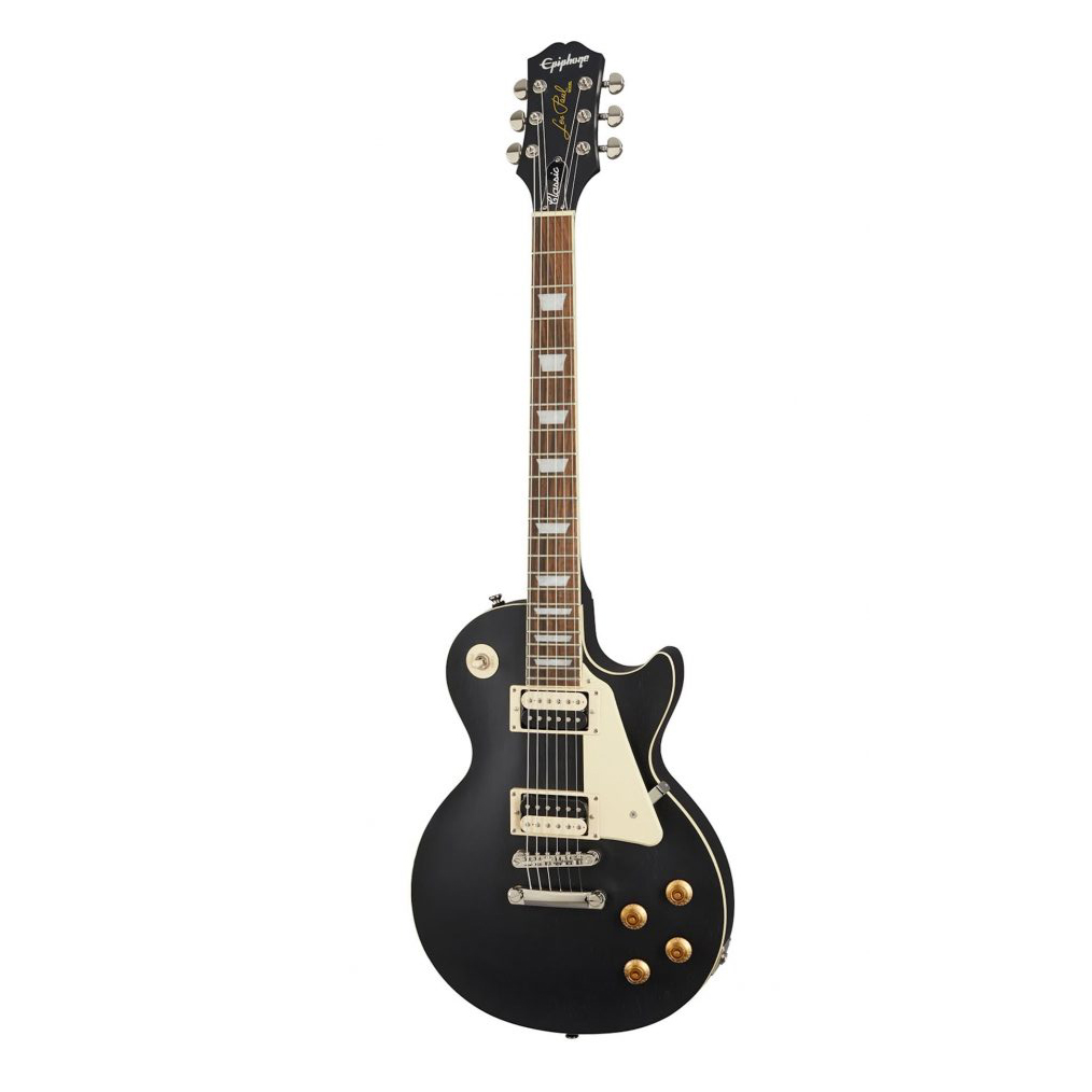 Guitarra Epiphone Les Paul Classic Worn Ebony 10030704 *