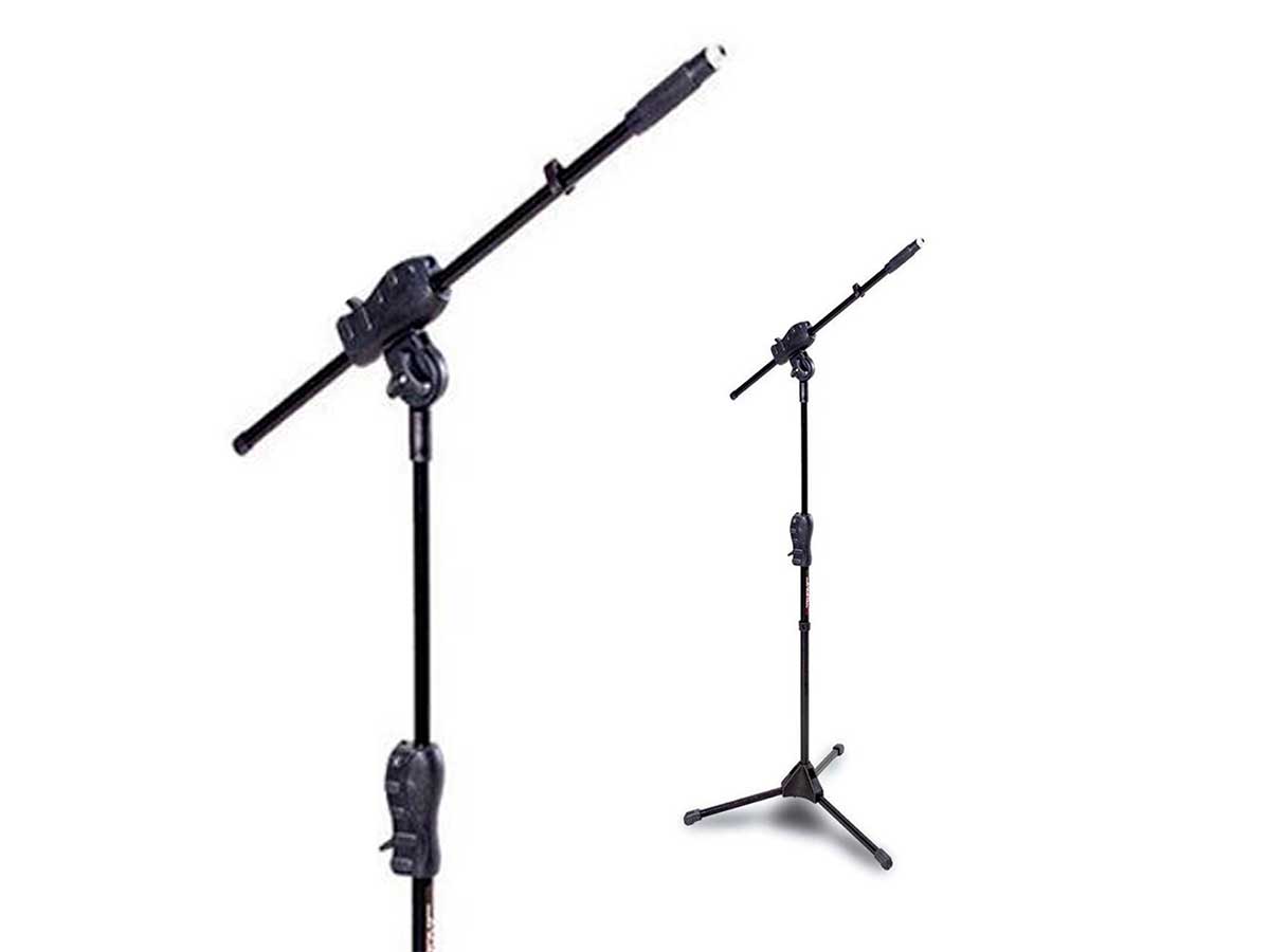 Kit com 3 Suportes Pedestal para Microfone IBOX SMMax + 3 Cachimbos