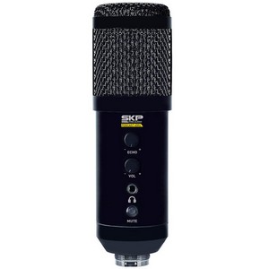 Microfone Condensador para Podcast SKP 400U USB