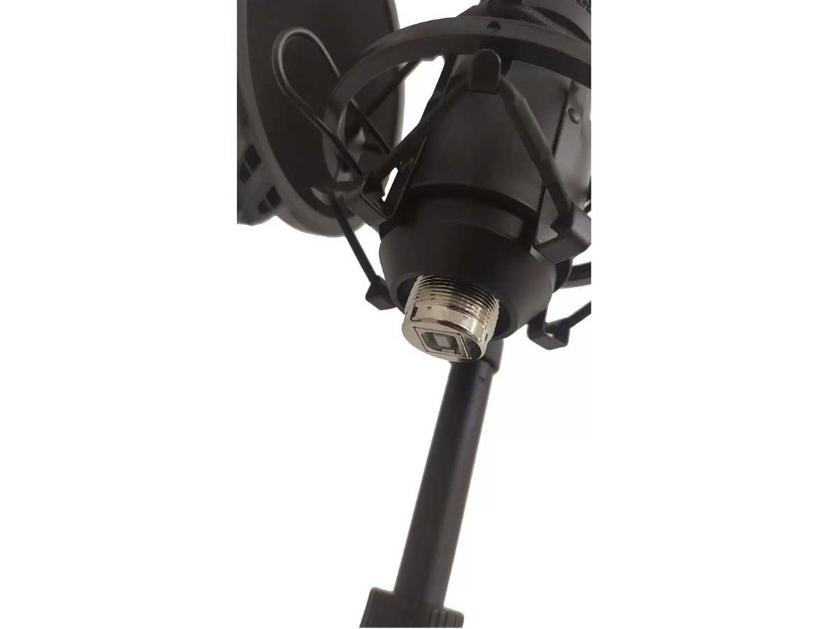 Kit completo Microfone Condenser USB Kadosh K-84