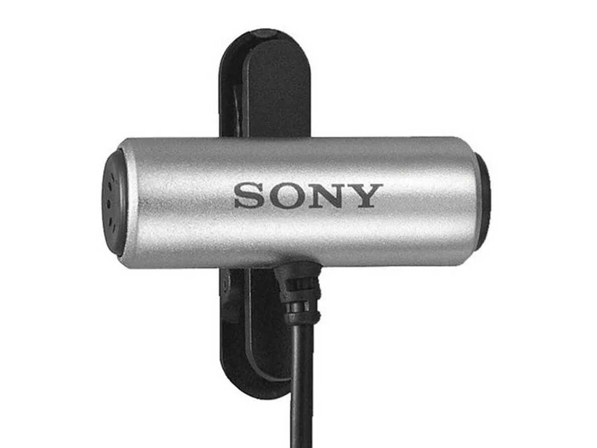 Microfone De Lapela Sony Ecm-cs3