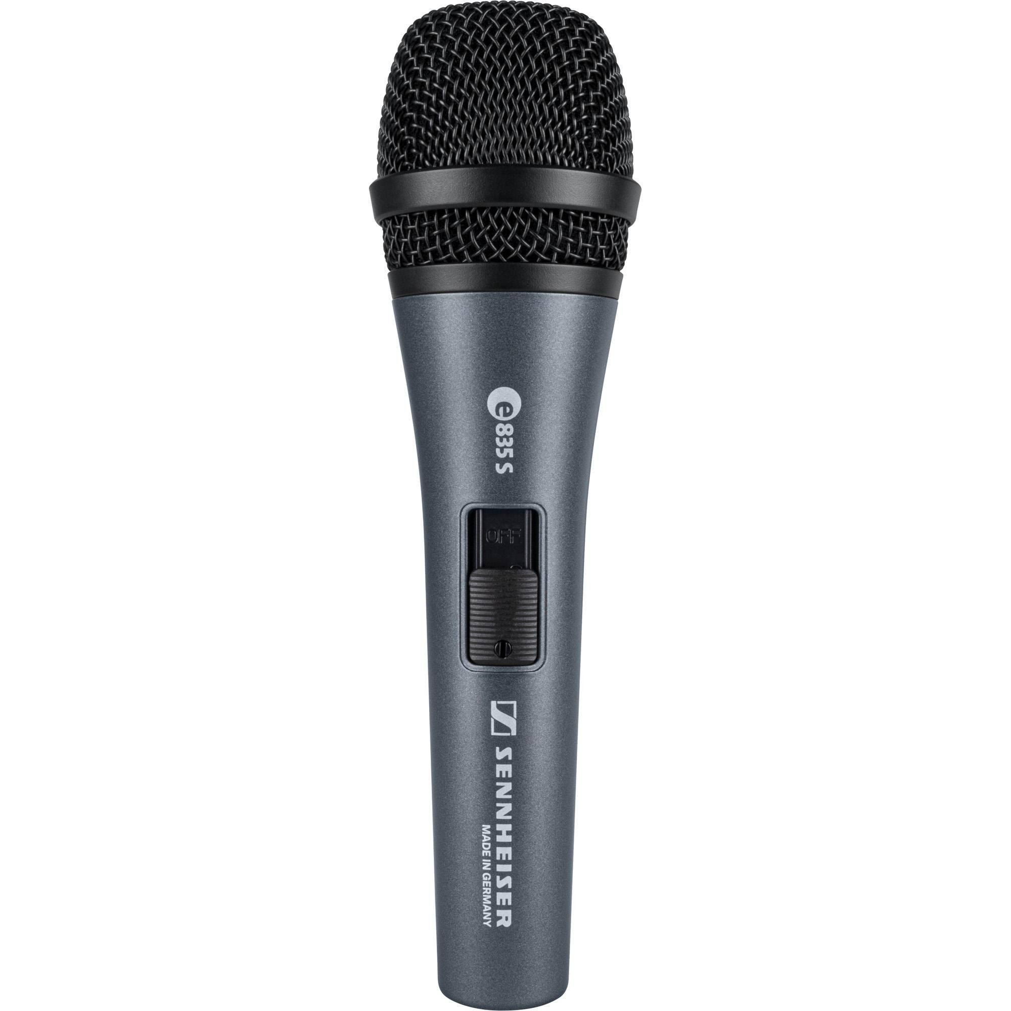 Microfone Sennheiser E835 S Com botão liga desliga