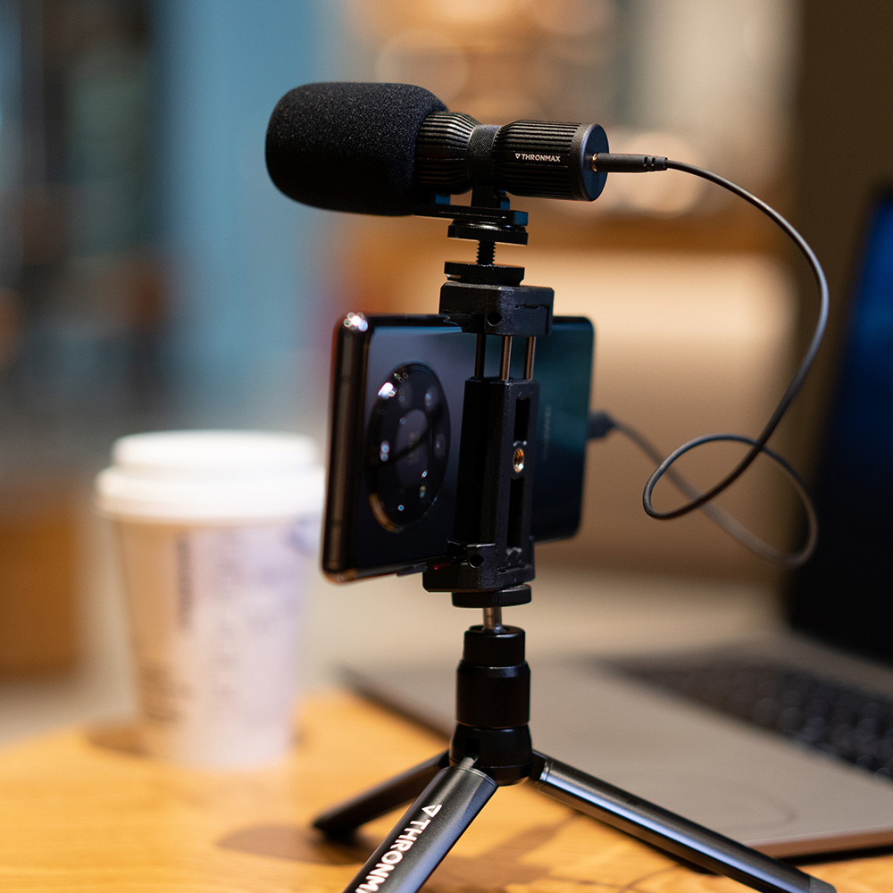 Microfone Thronmax C1 StreamMic para Smartphone Câmera
