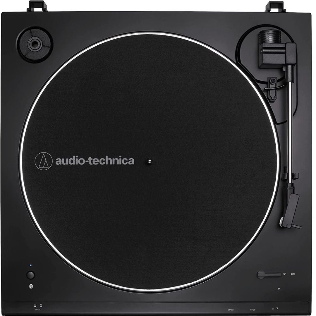 Toca-Discos + Caixa de Som Vinil Audio Technica AT-LP60XSPBT-BK