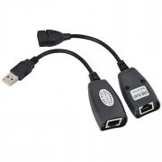 Extensão USB Via Cabo De Rede Até 40 MT