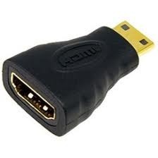 Adaptador Mini HDMI Macho Para HDMI Fêmea  - LD Cabos Soluções Áudio e Vídeo 