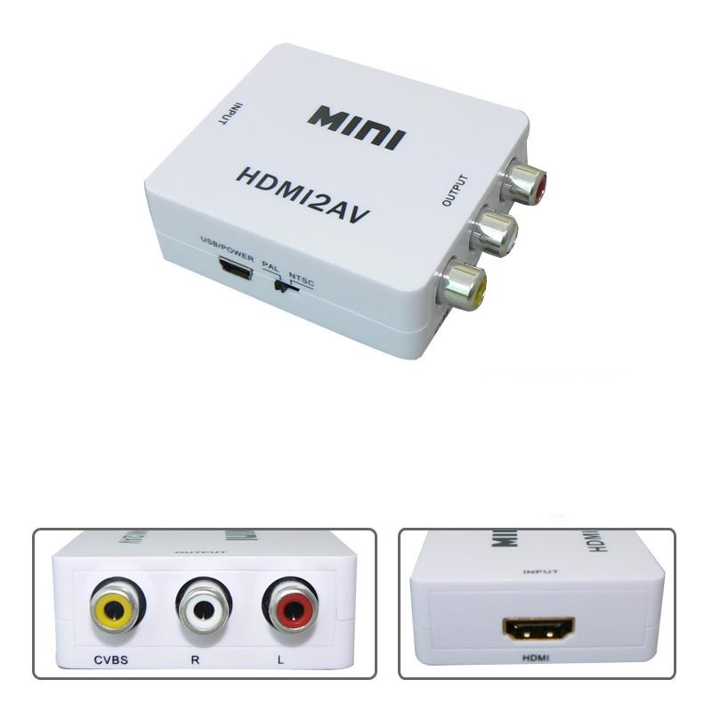Mini Conversor HDMI 1080P Para RCA Áudio de Vídeo - LD Cabos Soluções Áudio e Vídeo 