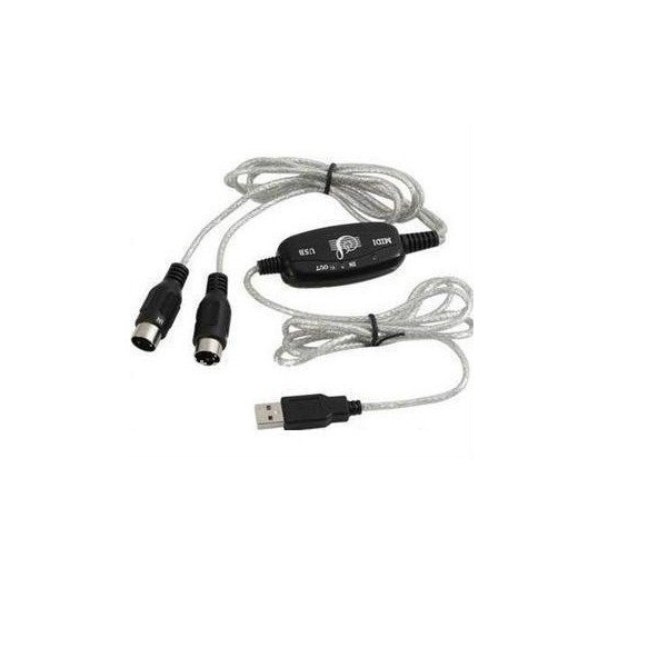 Cabo Conversor MIDI Para USB  - LD Cabos Soluções Áudio e Vídeo 