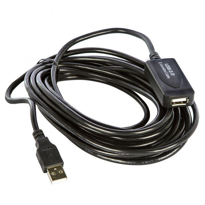 Cabo Extensor USB 2.0 Amplificada 5 - Metros  - LD Cabos Soluções Áudio e Vídeo 