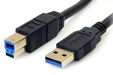 Cabo USB 3.0 Para Impressora - 1.8 Metros  - LD Cabos Soluções Áudio e Vídeo 