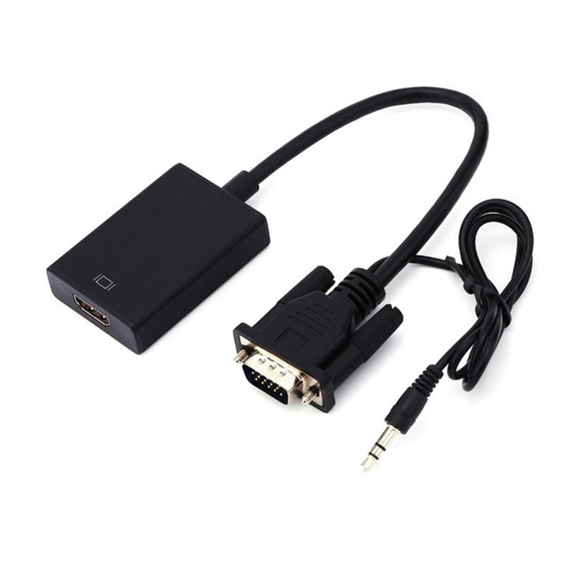 Conversor VGA Para HDMI Com Áudio USB  - LD Cabos Soluções Áudio e Vídeo 