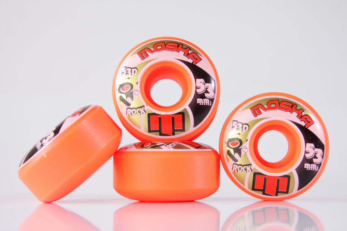 Roda Moska - Sem Miolo Orange Rock 53mm - No Comply Skate Shop