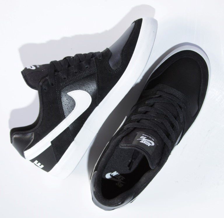 Tênis Nike SB - Zoom Delta Force Vulc Black/White  - No Comply Skate Shop