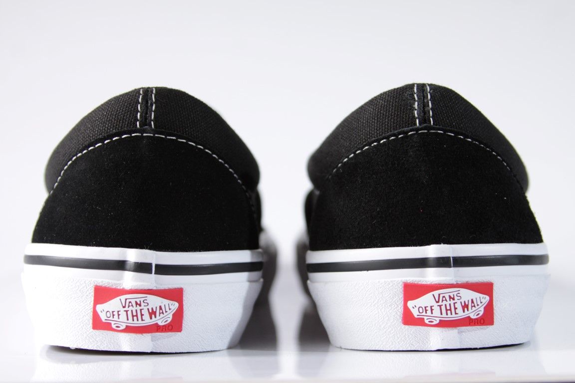 Tênis Vans - M Slip On Pro Black/White/Gum  - No Comply Skate Shop