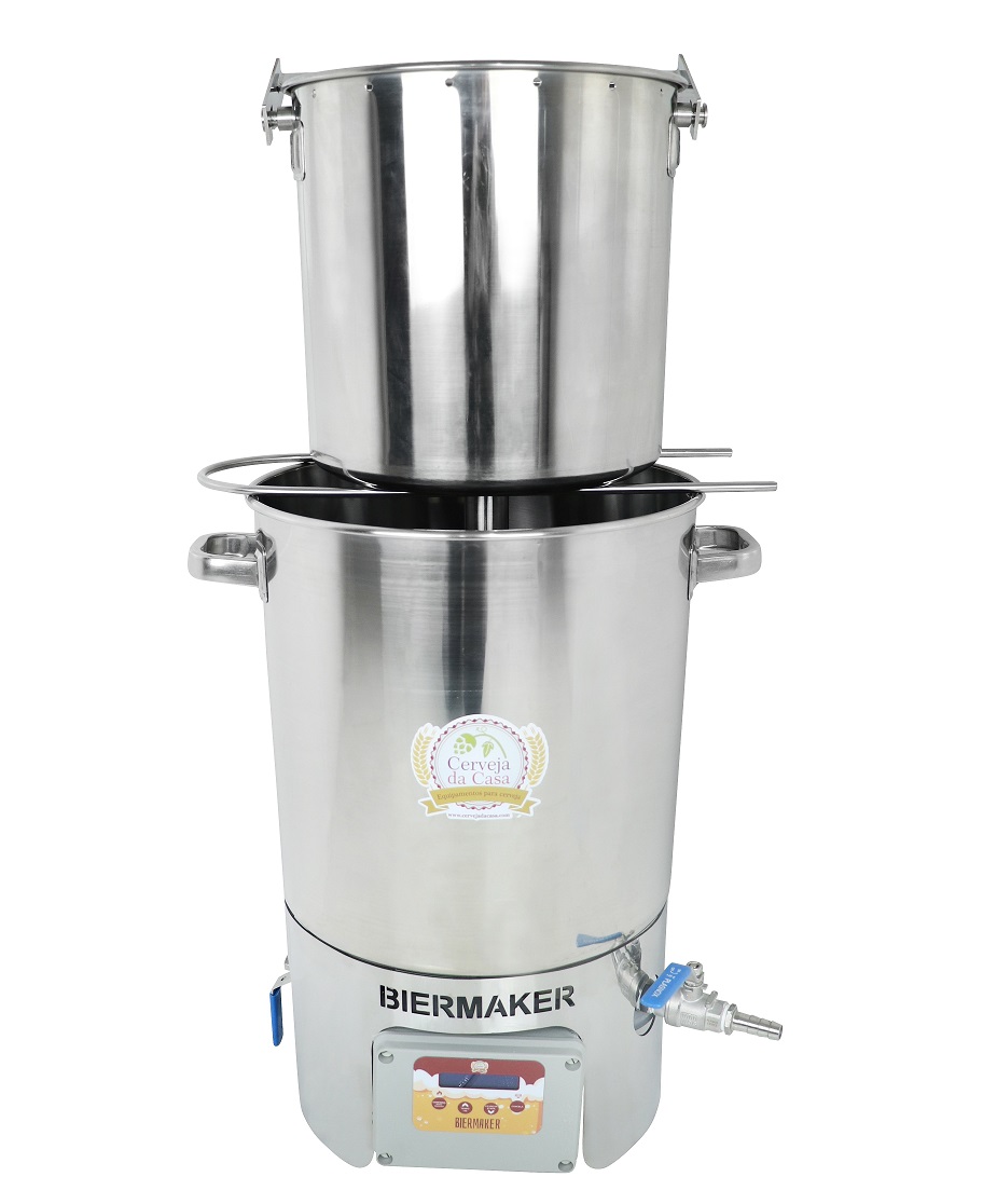 BierMaker® 50 litros - Equipamento em Inox Automatizado Método Single Vessel