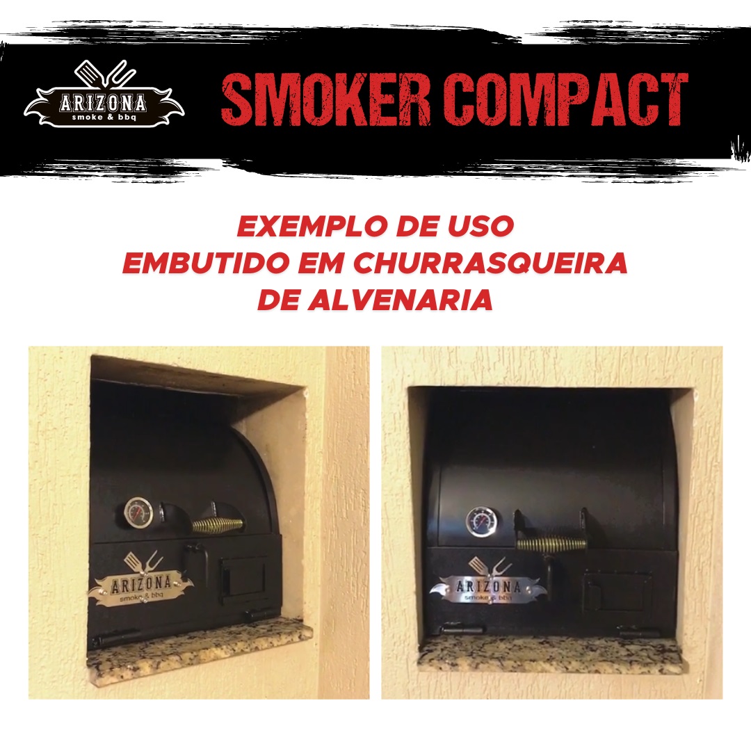 Smoker Compact | Churrasqueira a Bafo e Grill - Arizona Smoke & BBQ