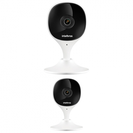 Kit 2 Câmeras Wi-Fi Inteligente Com Alarme e Armazenamento em Nuvem iMX C Intelbras
