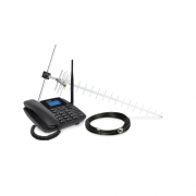 Kit GSM Telefone Celular Fixo 1 Chip com Antena e Cabo CFA 4211 Intelbras